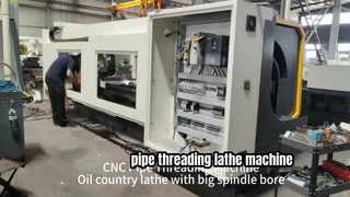 Tornio per filettatura CNC per tubi dell'olio
