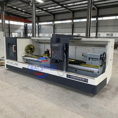 Macchine per tornitori CNC ad uso pesante Fanuc Controller Letto piatto