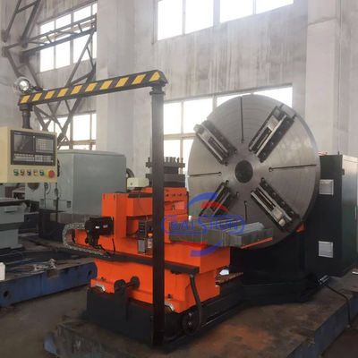 Manuale di atterraggio torno orizzontale CNC faccia torno macchina per pneumatici di auto muffa
