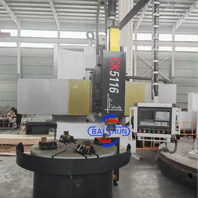 Macchina di fresatura automatica dei metalli CK5116 Torno a tornio verticale a singola colonna CNC