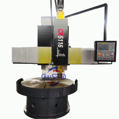 Rame di tornitore verticale capace di 5T CNC CK5116 Tornitore metallo