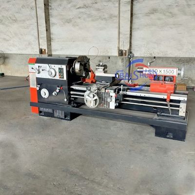 Tipo orizzontale 630 mm Diametro Meter Torno universale Torretta orizzontale