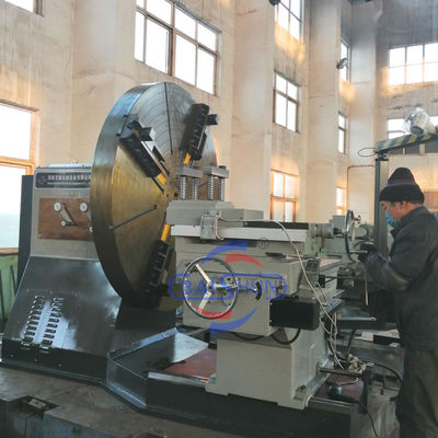 Lavoratore di flange a faccia pesante con rotolo orizzontale