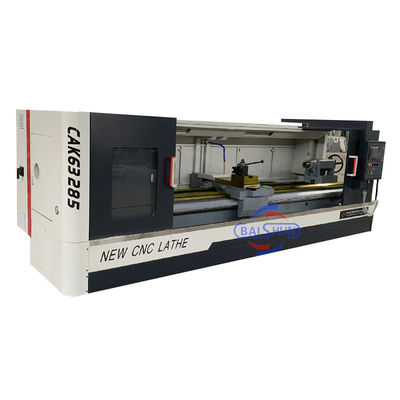 150 mm Centro di stoccaggio di coda Viaggio Capacità di lavorazione di carico pesante Flat Bed CNC Lathe Machine
