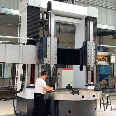 Alta rigidità statica e dinamica Macchina a tornio verticale CNC VTL per lavorazione dei metalli
