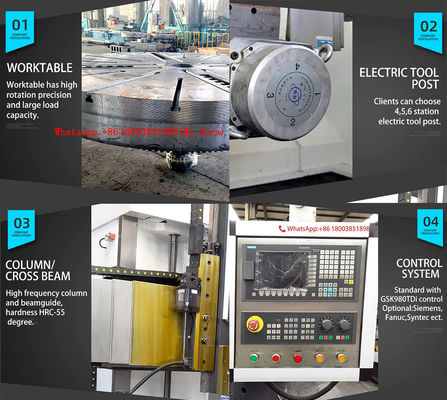 Lavoratore CNC a doppia colonna ad alta velocità a carico pesante