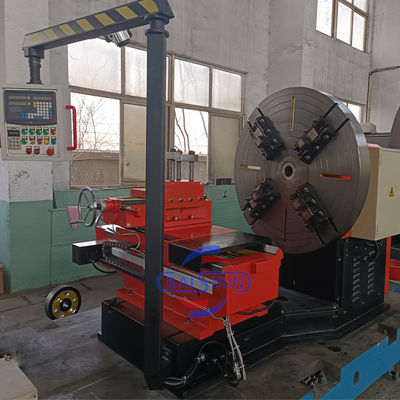 Torno CNC a grande oscillazione orizzontale professionale per la tornitura di fronte a flange da 3000 mm