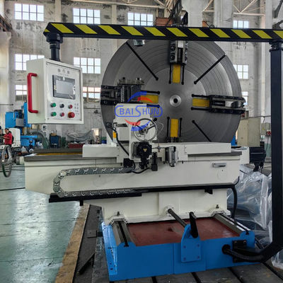 Torno montato a pavimento per la rotazione di flange