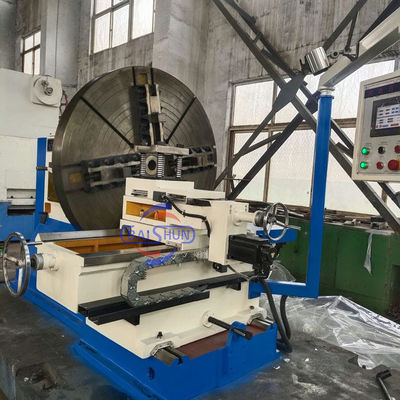 Flancamento orizzontale a pavimento tipo tornitorio per la lavorazione di flange metalliche