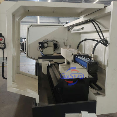 Fanuc orizzontale a doppia spinta CNC per il tornitorio a fili di tubi per metallo