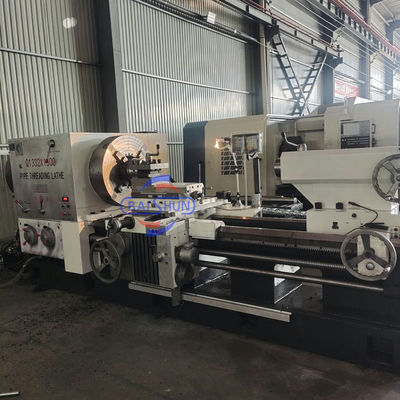 Vendita a caldo Nuovo Heavy Duty QK1332 Metal Cnc Pipe Threading Lathe Machine per la lavorazione dei tubi