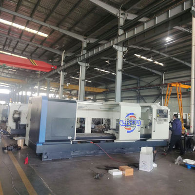 Macchina di tornitura con grande diametro di pennello per tubi a vite CNC per taglio di tubi per tornitura a filo