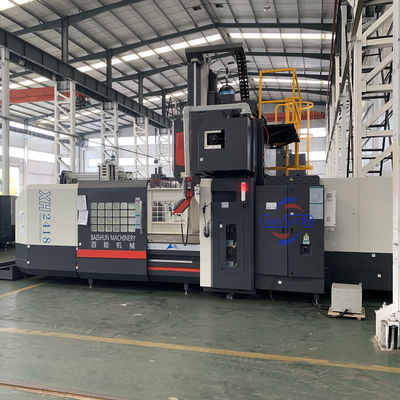 Cnc doppia colonna a trave fissa verticale centro di lavorazione del mulino galleria tipo fresatura del metallo