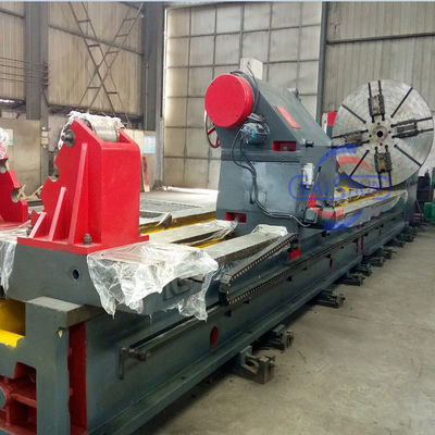 Fabbrica 32T 40T 50T 75T grande tornio oscillante macchina a tornio pesante per la lavorazione dell'albero lungo