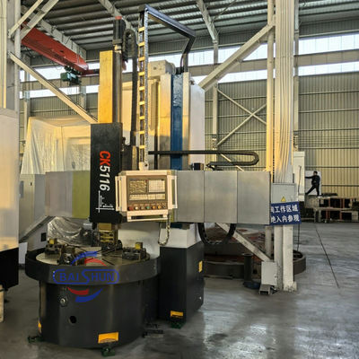 Tornio verticale a colonna singola CNC CK5116, diametro di tornitura 1600mm