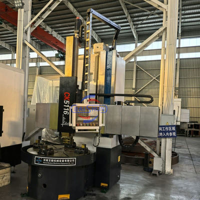 CK5116A 2 Assi Verticale CNC Tornibile 1600mm diametro di rotazione