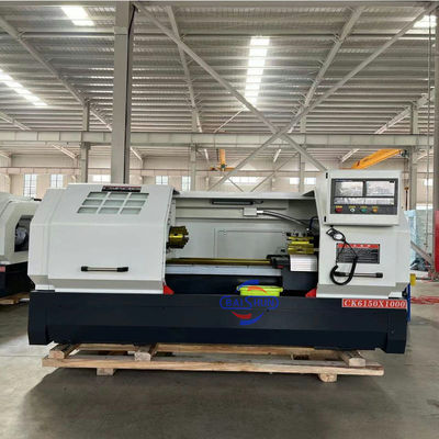 Tornio CNC CK6150 Letto piano 500mm Altalena 1500mm Pezzo