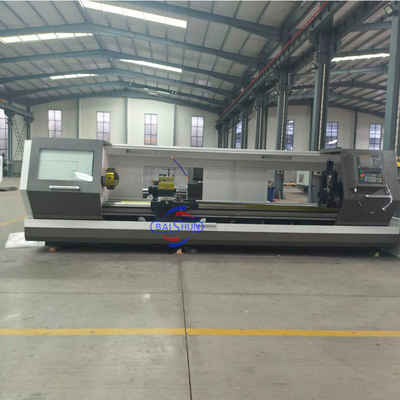 Tornio CNC Orizzontale per Lavorazioni Metalliche per Impieghi Gravosi, Tipo Piatto