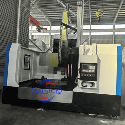 Tornio verticale CNC CK5112 per impieghi gravosi con diametro massimo di tornitura 2000 mm e altezza massima 1200 mm
