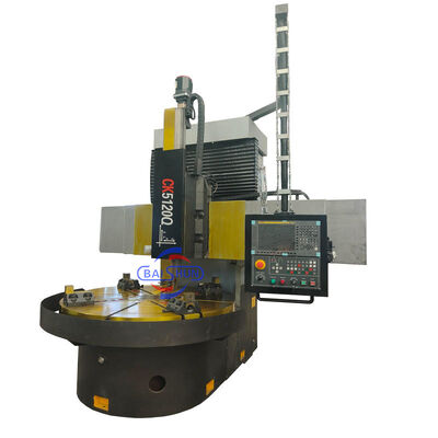 Torno CNC verticale in acciaio con banco di lavoro da 2000 mm per lavori di precisione